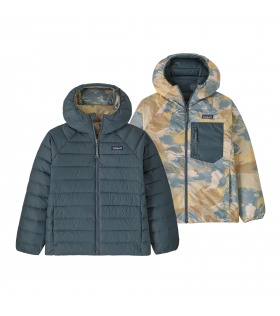 Детско Яке Patagonia Kids Reversible Down Sweater Hoody