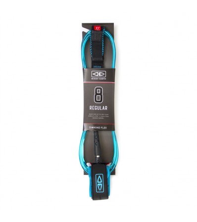Ocean + Earth Regular Moulded Leash 8ft