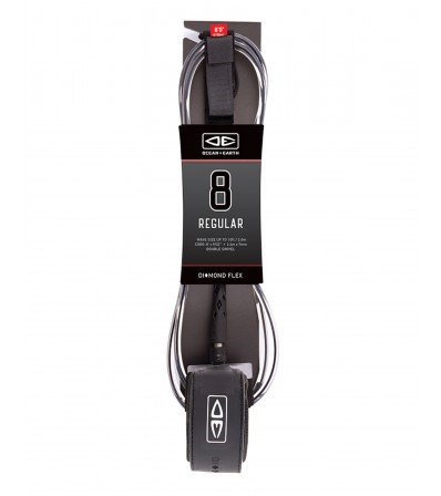 Ocean + Earth Regular Moulded Leash 8ft