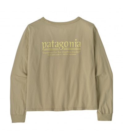 Блуза Patagonia Long-sleeved Easy Cut T- Shirt - Hut Tripper W's