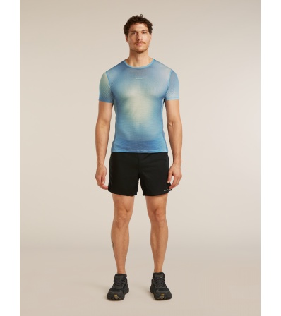 Тениска Icebreaker Merino Blend 75 Cool-Lite Featherlight SS Crewe AOP M's