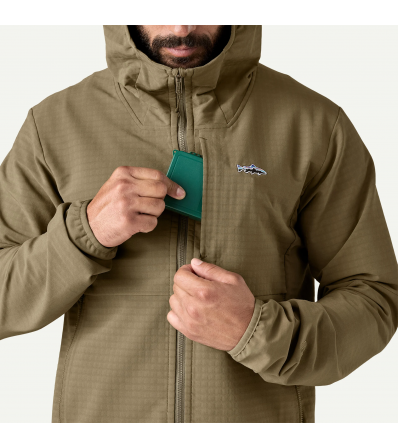 Patagonia R1 TechFace Fitz Roy Trout Hoody M's