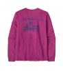 Блуза Patagonia Long-sleeved Midweight Hut Tripper Skyline T- Shirt M's